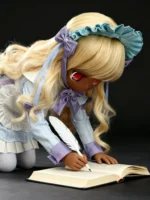 100cm Anime Sponge Doll YAKI Suntan Skin Cos Maid - Image 4