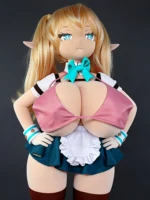 130cm Anime Sponge Doll Cos Chunli Pink Suit - Image 4