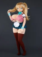 130cm Anime Sponge Doll Cos Chunli Pink Suit