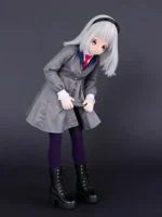 135cm Sponge Anime Love Doll Gray Suit - Image 4