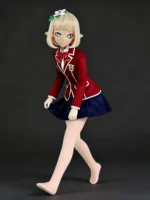 135cm Sponge Anime Love Doll Normal Skin Red Suit - Image 2