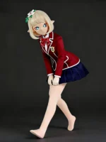 135cm Sponge Anime Love Doll Normal Skin Red Suit - Image 3