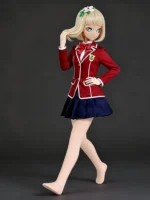 135cm Sponge Anime Love Doll Normal Skin Red Suit