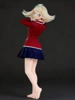 135cm Sponge Anime Love Doll Normal Skin Red Suit - Image 4