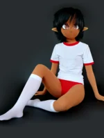 135cm Sponge Anime Love Doll Suntan Swimsuit - Image 3