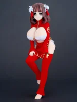 150cm Anime Sponge Love Doll Huge Breast Cos Green Maid Suit - Image 3