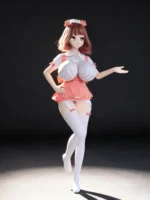 150cm Anime Sponge Love Doll Huge Breast