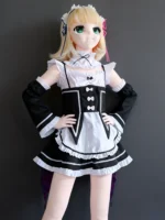 126cm Anime Sponge Doll Flat Breast Maid Suit - Image 4