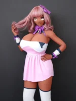 150cm Anime Sponge Doll Huge Breast Purple Dress - Image 2