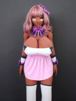 150cm Anime Sponge Doll Huge Breast Purple Dress - Image 4