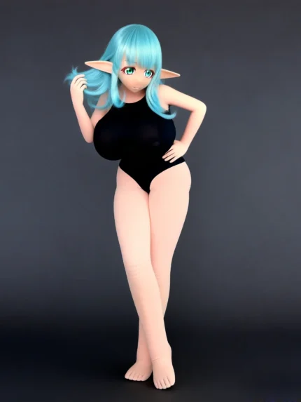150cm Anime Sponge Doll Huge Breast Blue Swimsuit