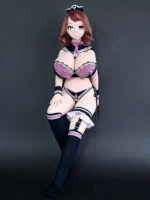 150cm Anime Sponge Doll Huge Breast Purple Bikini - Image 4