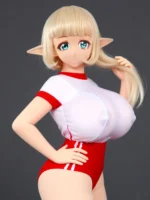 150cm Anime Sponge Doll Huge Breast Red Dress - Image 2