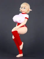 150cm Anime Sponge Doll Huge Breast Red Dress